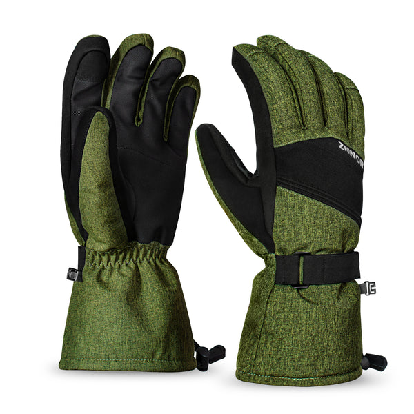 ZIONOR® Waterproof Ski Gloves with 3M Thinsulate Insulation Touchscreen Gloves for Adult