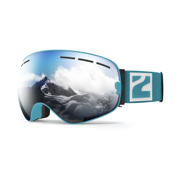 ZIONOR® X Ski Goggles OTG Snowboard Goggles Detachable Lens for Men Women Adult