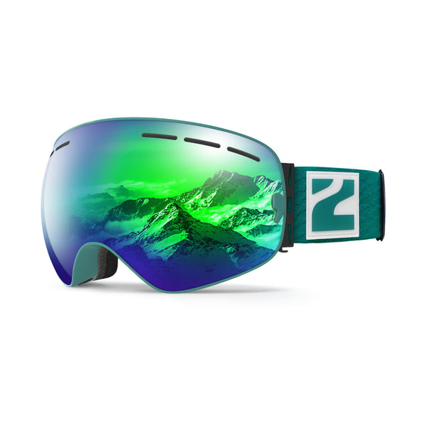 ZIONOR® X Ski Goggles OTG Snowboard Goggles Detachable Lens for Men Women Adult